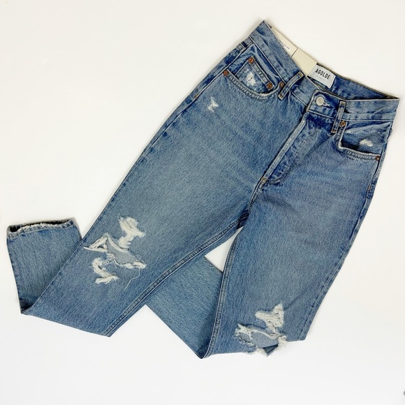 NWT • AGOLDE Fen High Rise Straight Leg Jeans - Picture 4 of 11